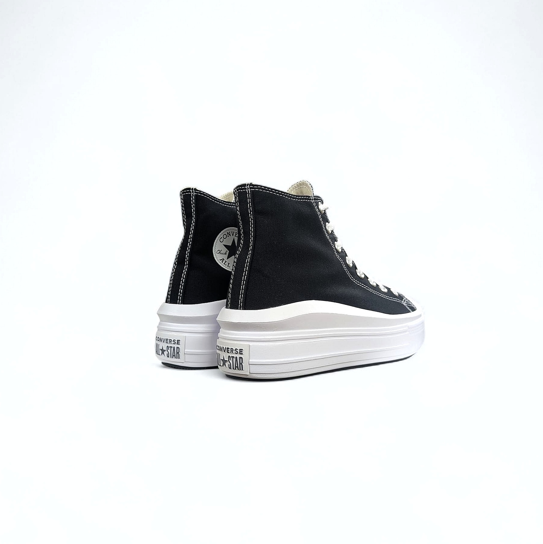 Black Converse All Star Ctas Move Hi Damen Sneakers