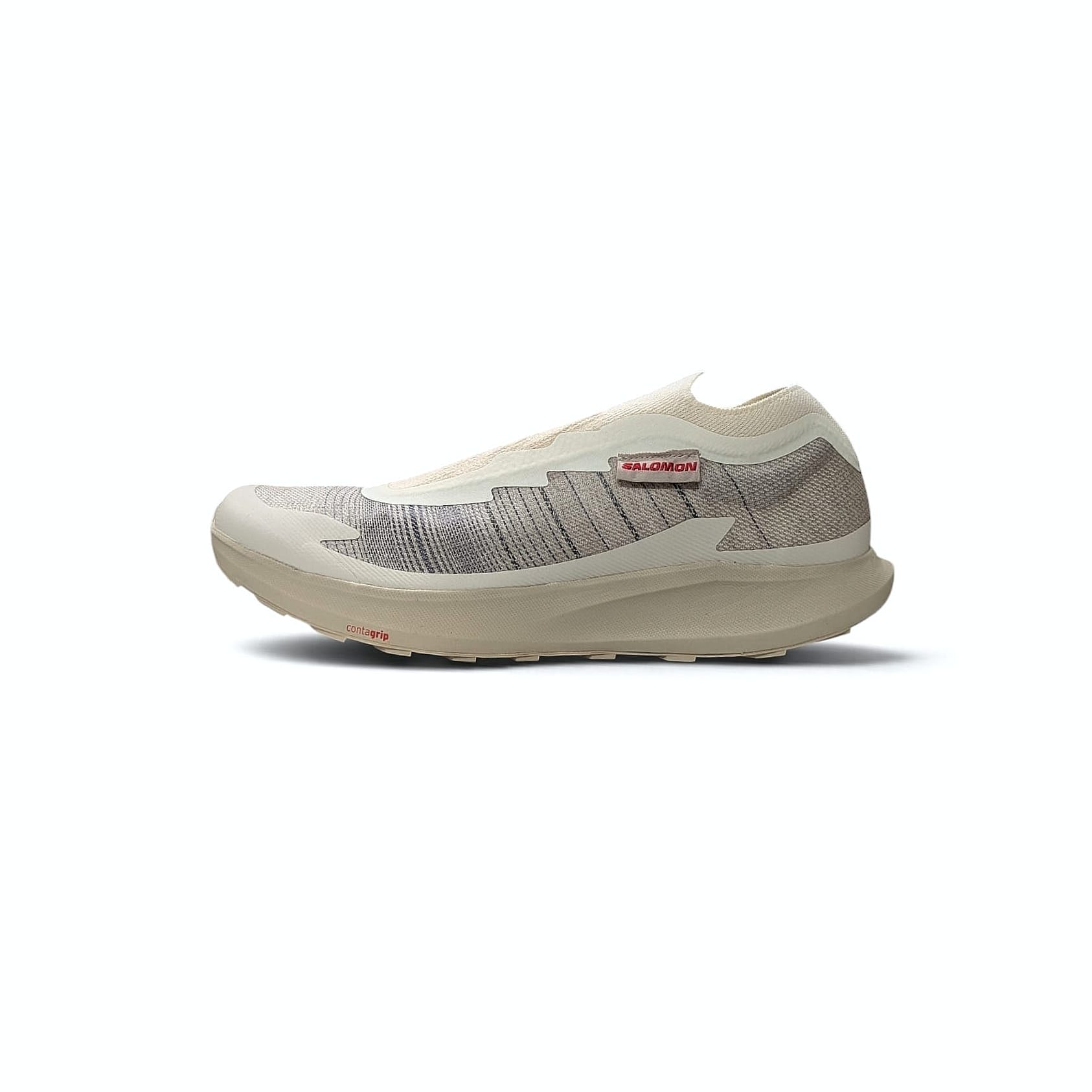 Salomon Pulsar Advanced Unisex Sneaker Vanilla Ice.Feather Gray.Fiery Red