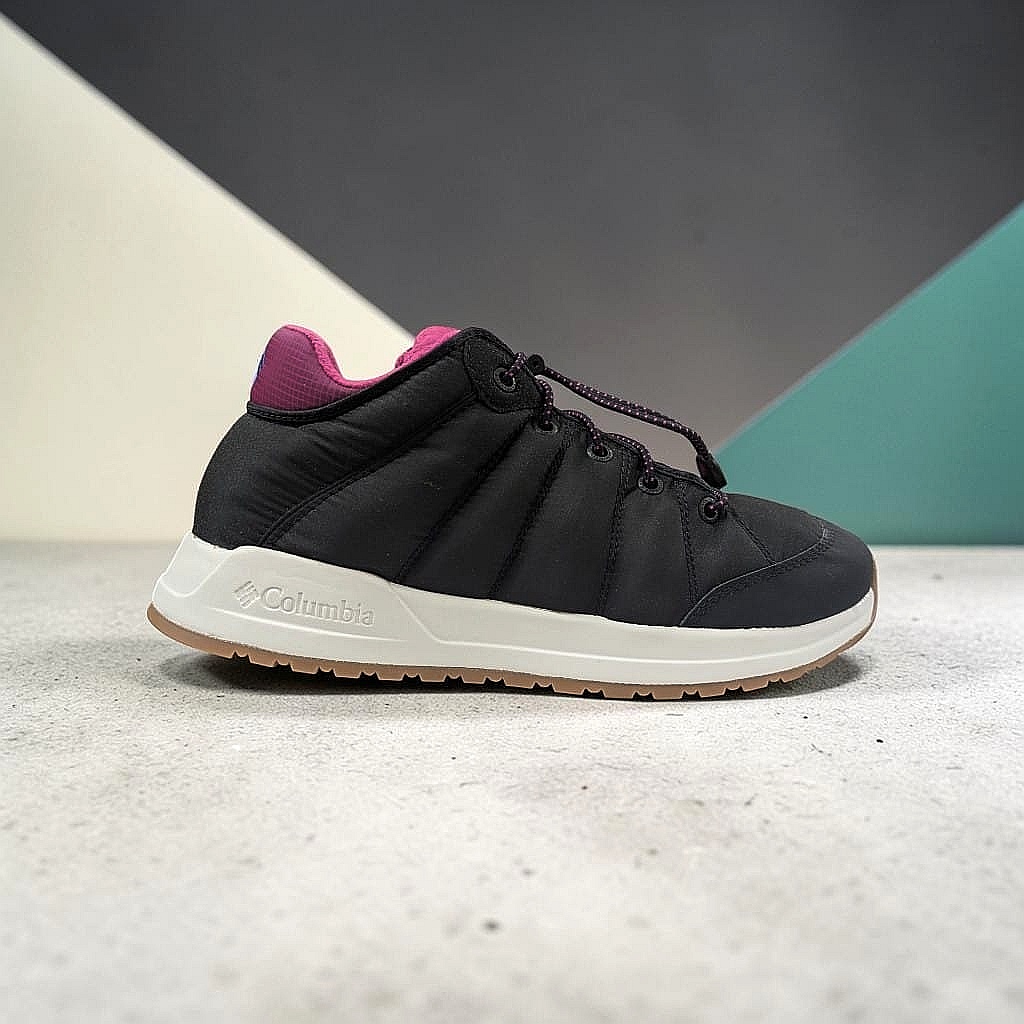 Columbia Palermo Street Tall Damen Winterschuh - Black - Wild Fuchsia