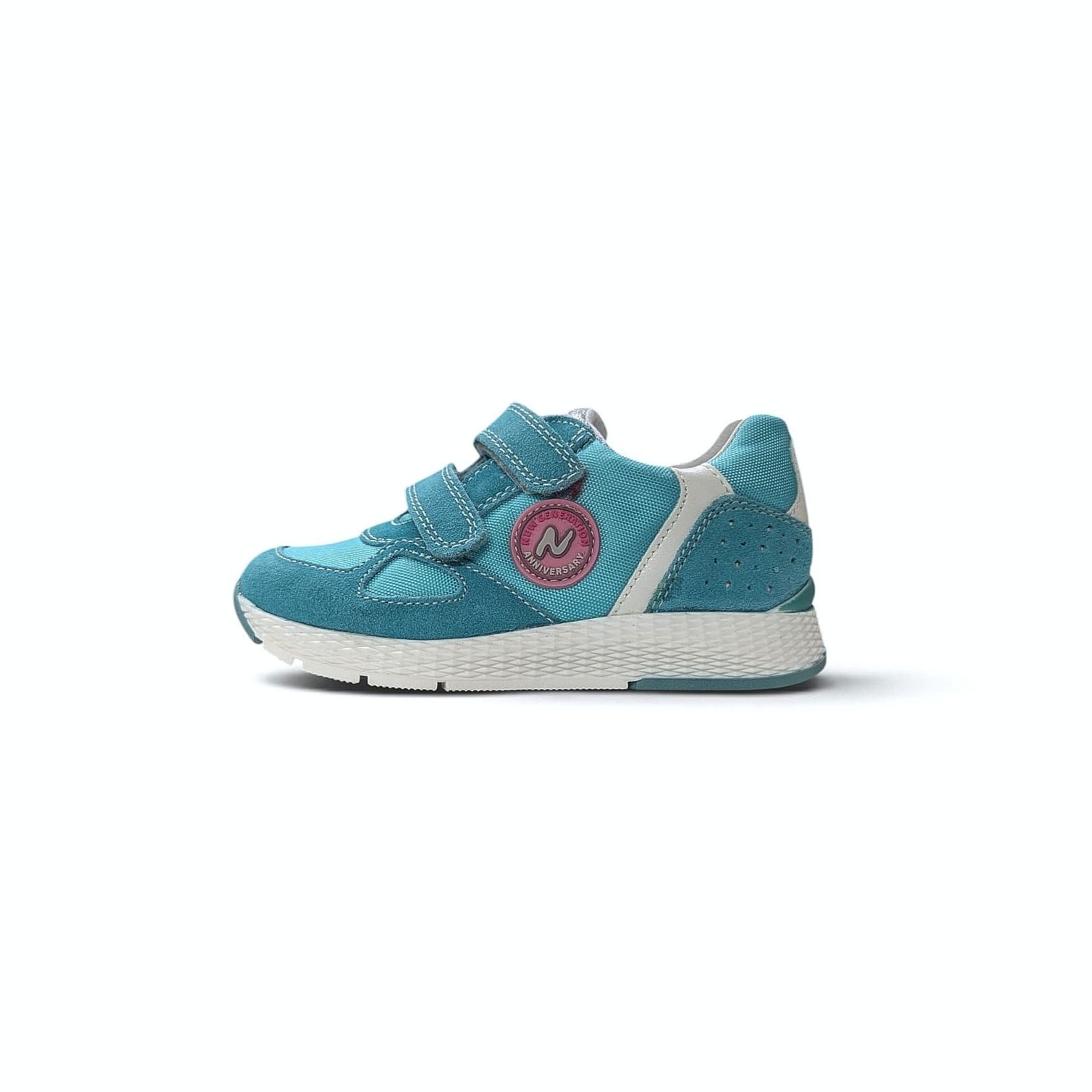 NATURINO Isao VL Sneaker – Türkis-Weiß-Pink