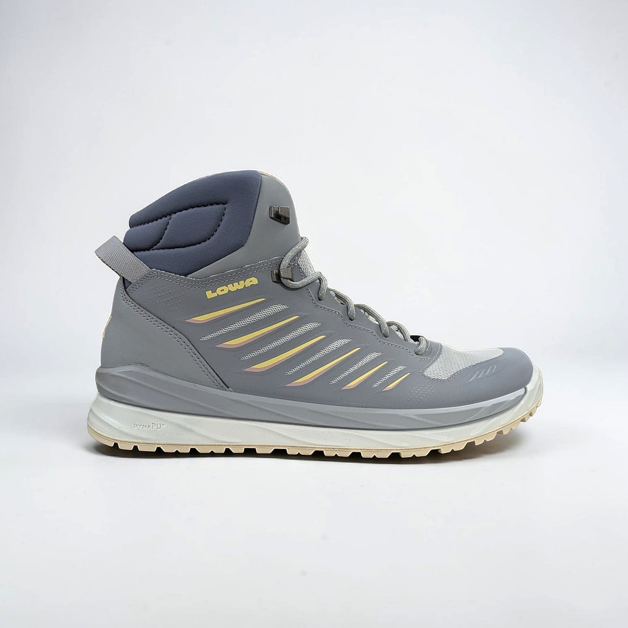 Grau Lowa Axos Gtx Mid Damen Trekkingschuhe