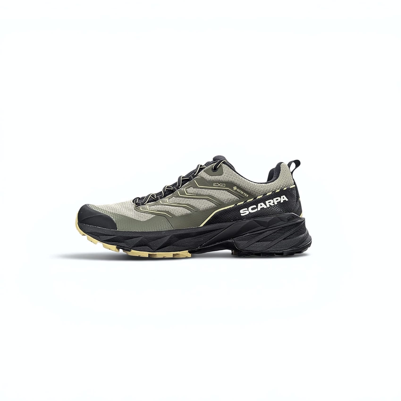 Scarpa Rush 2 GTX WMN – Damen Trail-Allrounder . Sage-Dusty Yellow