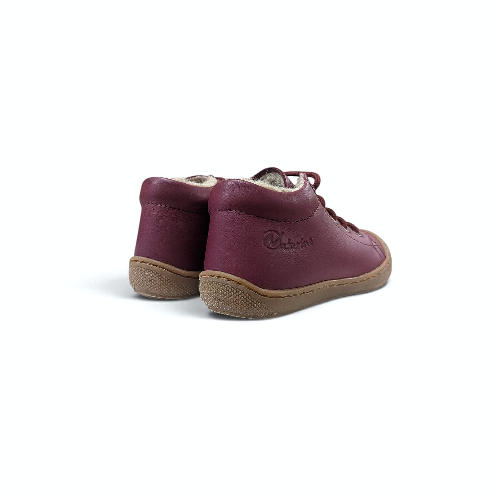 Naturino Cocoon Kinder Winterschuh mit Schnürung - Berry Red