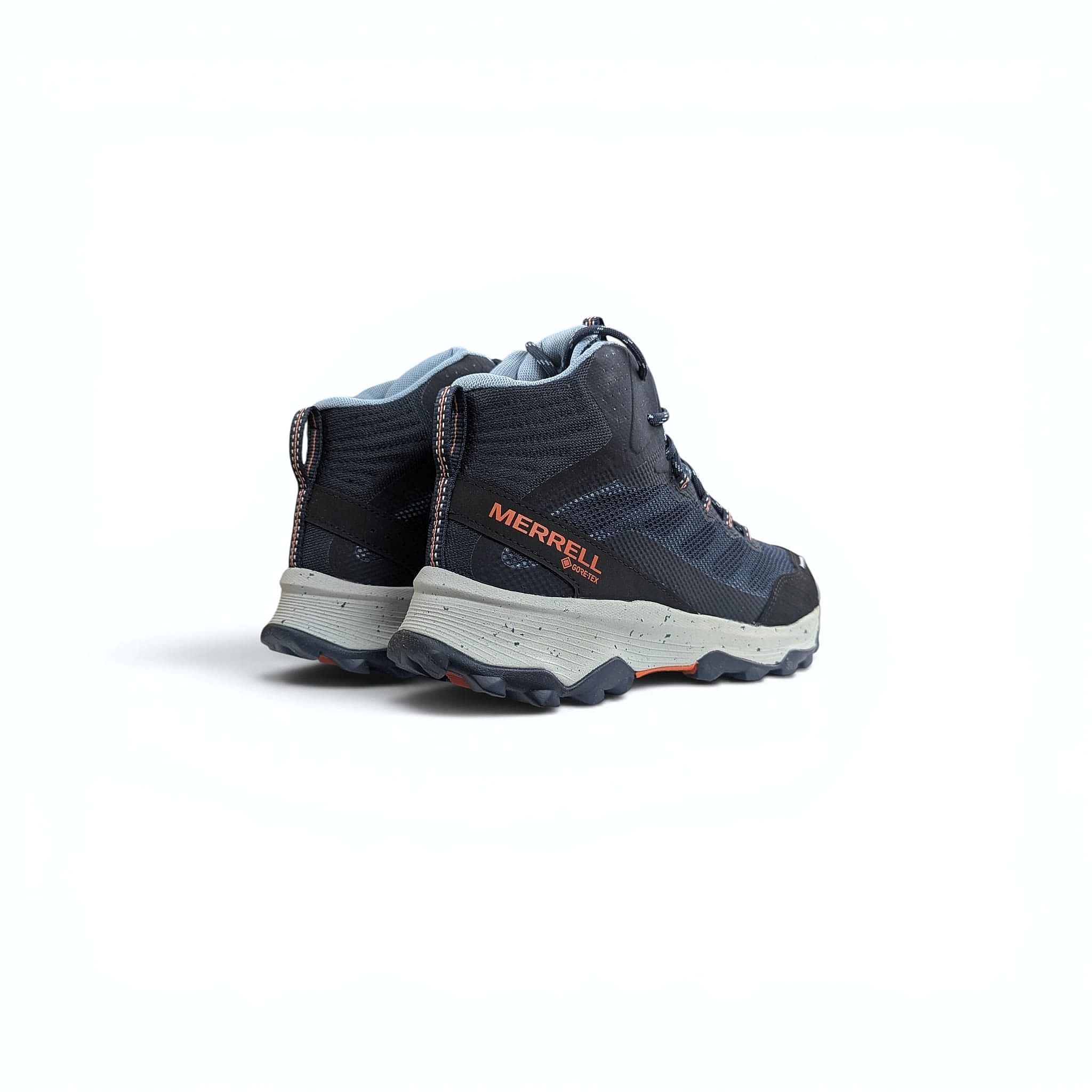 Navy Merrell Speed Strike Mid Gtx Damen Wanderschuhe