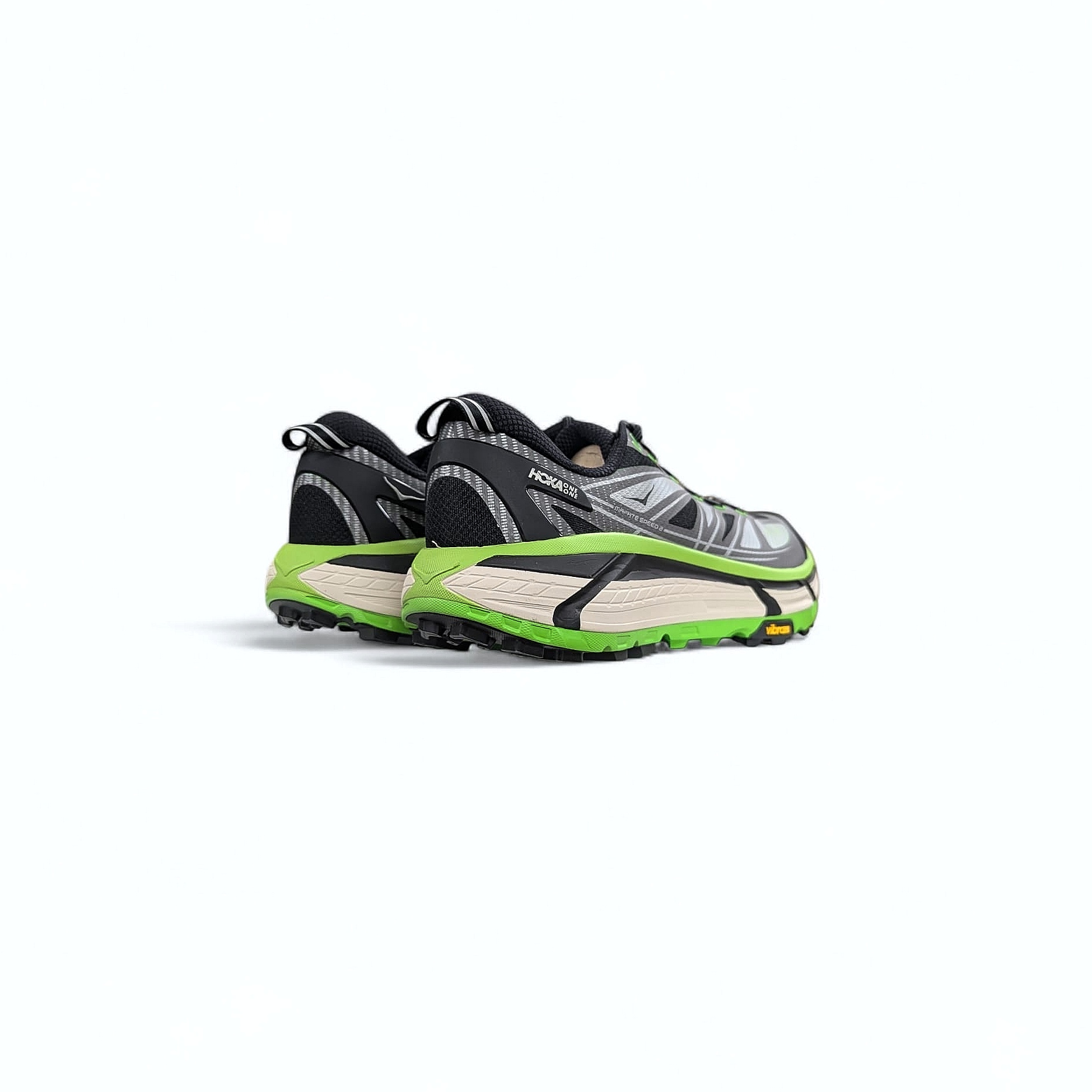 Green Hoka U Mafate Speed 2 Unisex Trailrunningschuhe