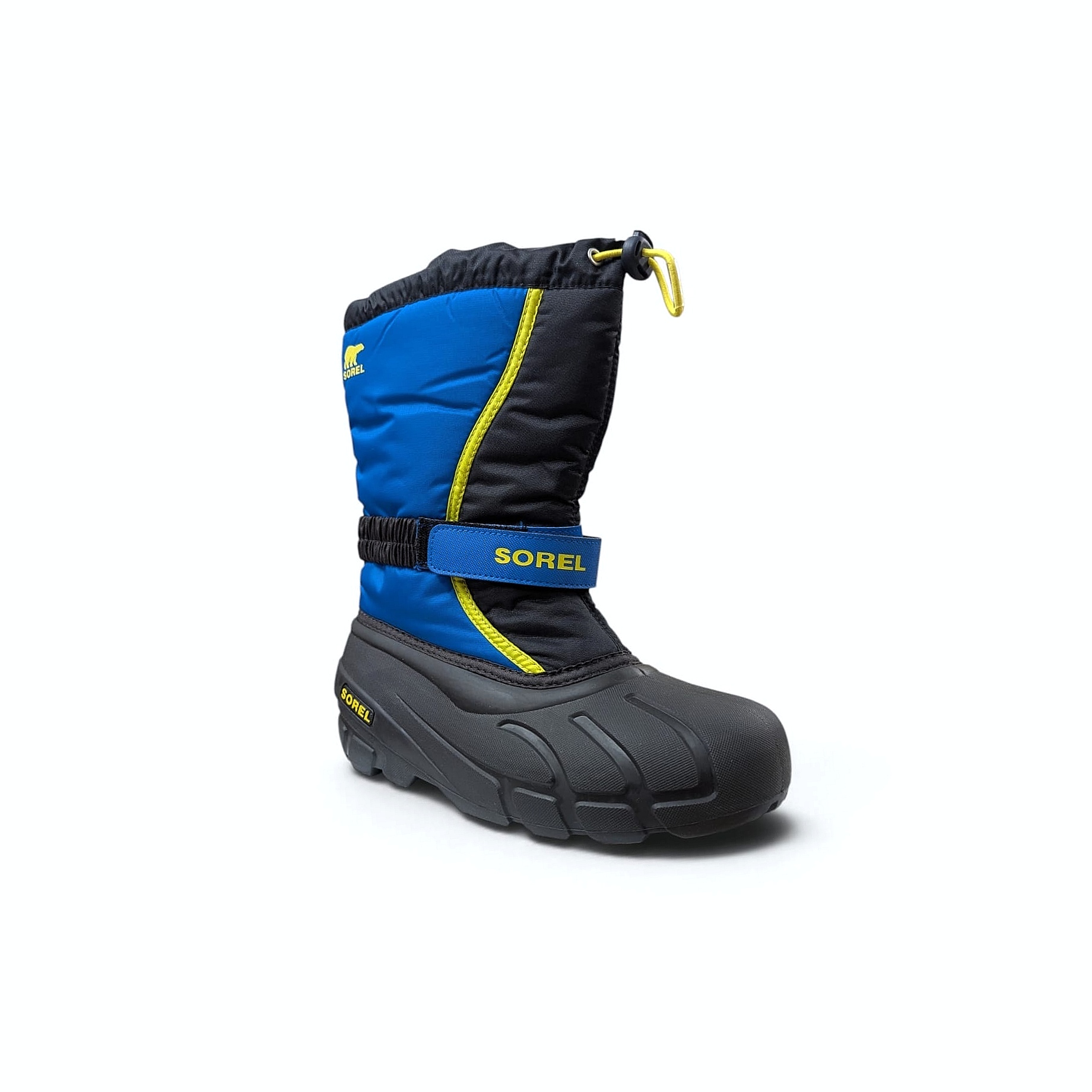SOREL Flurry Kinder Winterstiefel - Black - Super Blue