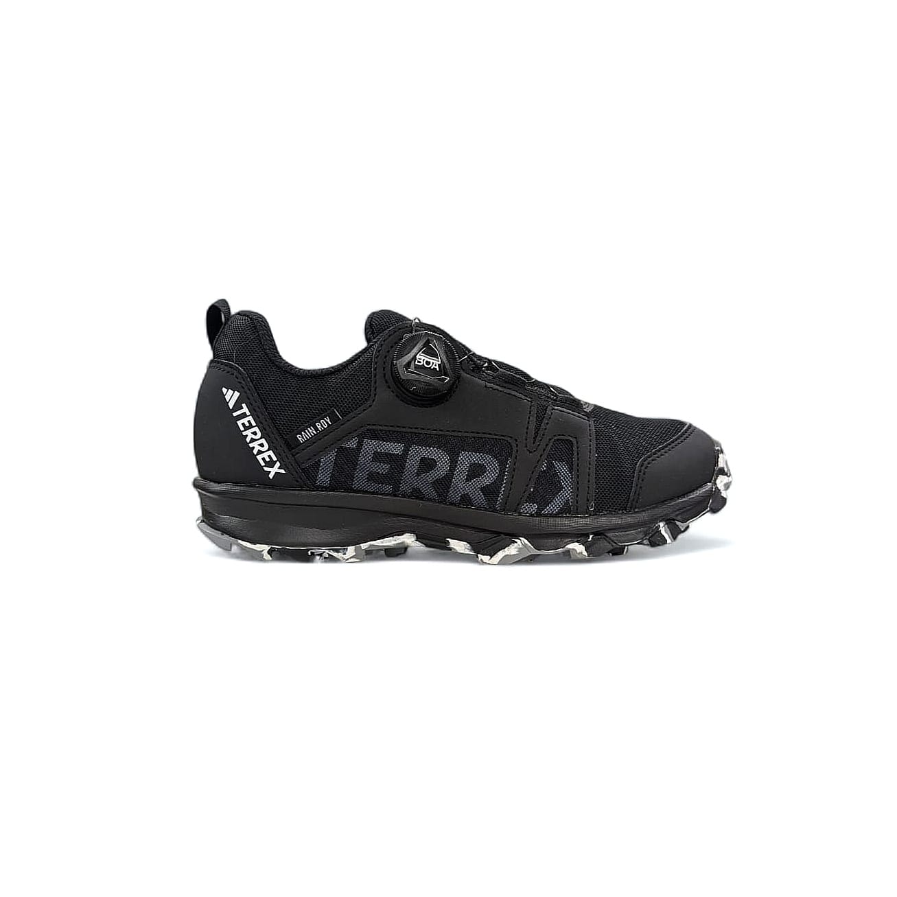 Black Adidas terrex Agravic Boa Rain.Rdy K Unisex Trailrunningschuhe