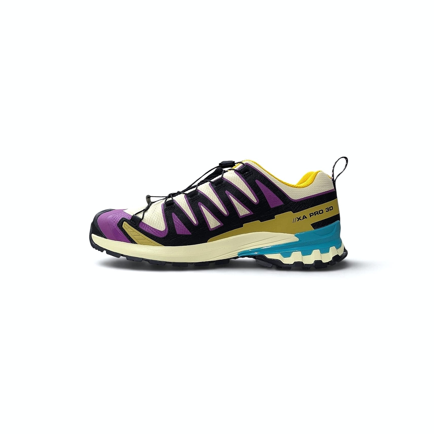 Salomon XA PRO 3D V9 GTX Herren Trailrunning-Schuh Transparent Yellow-Black-Waterfall