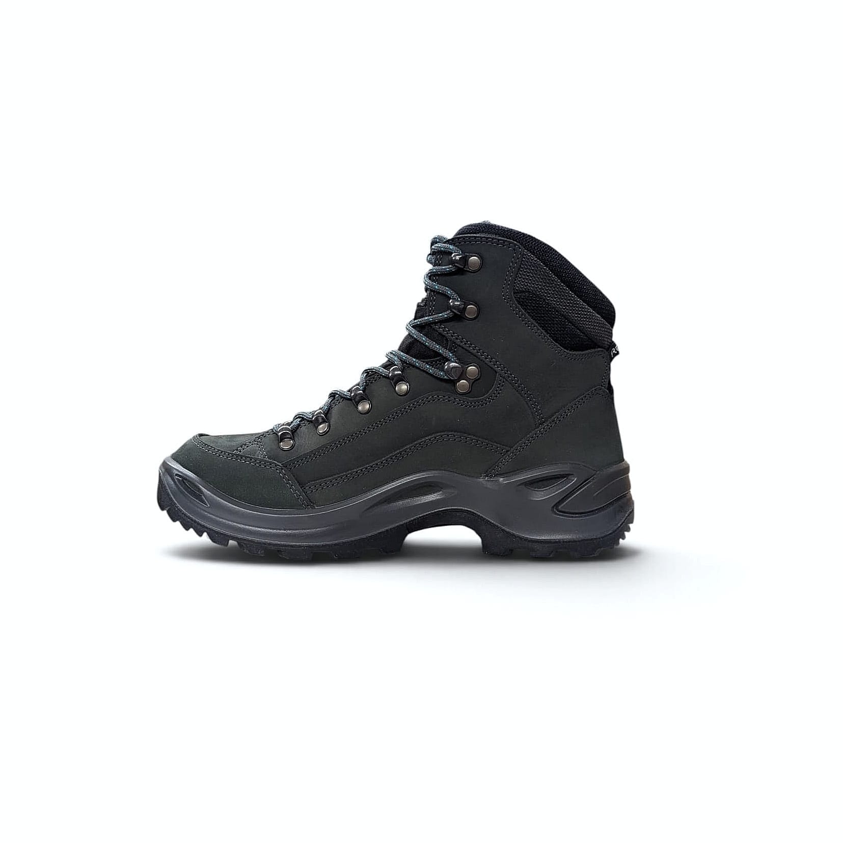 LOWA Renegade GTX Mid Ws Damen Wanderschuh Asphalt-Türkis