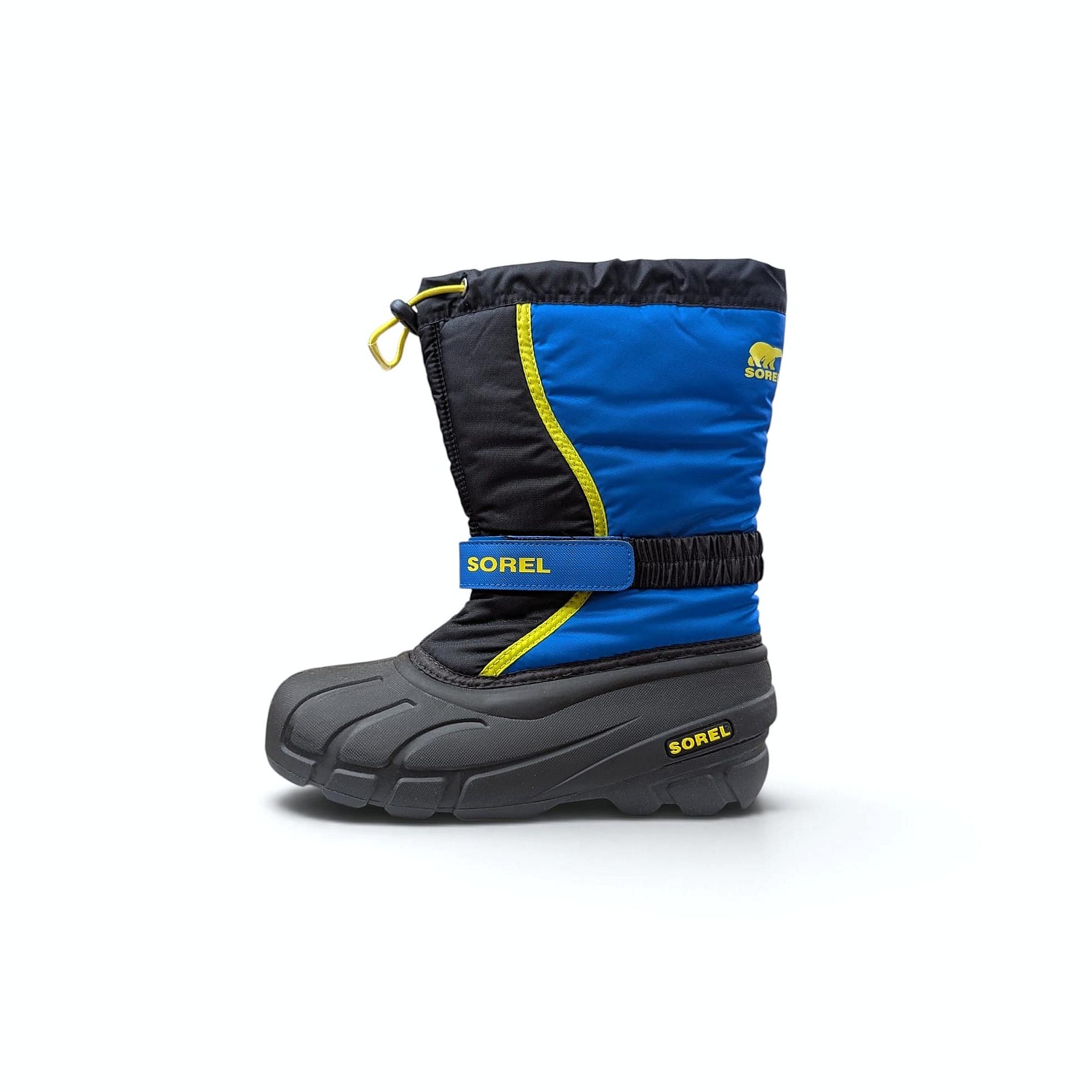SOREL Flurry Kinder Winterstiefel - Black - Super Blue