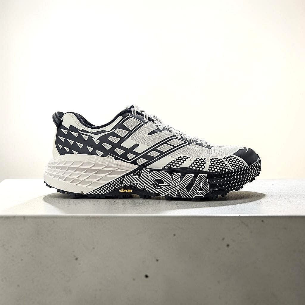 Hoka U Speedgoat 2 Unisex Trailrunning Schuhe Black . Frost