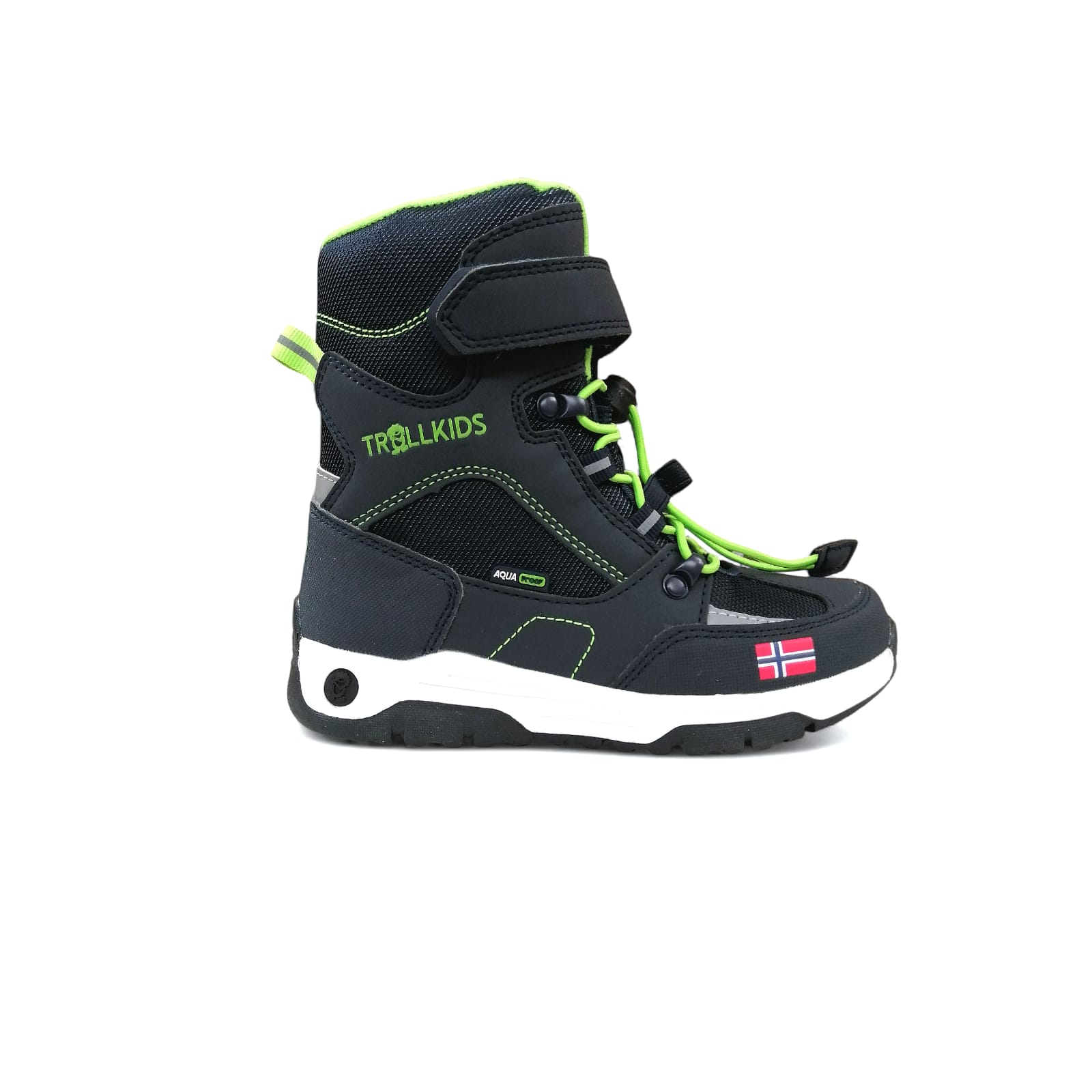 Trollkids Lofoten Winter Boots XT – Kinder Winterstiefel - Navy-Viper Green