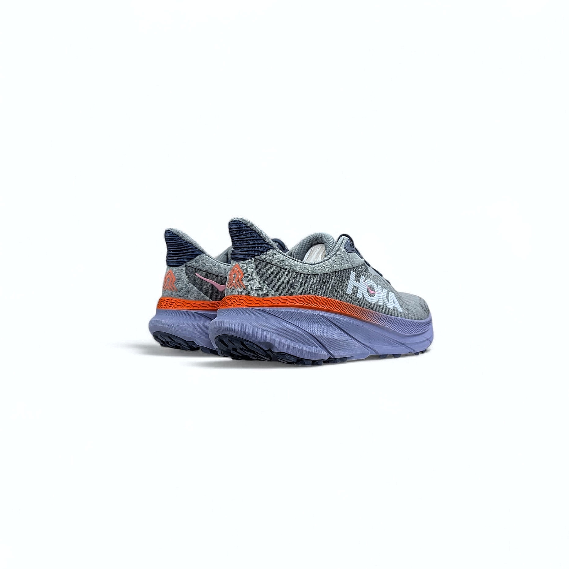 Grau Hoka W Challenger ATR 7 Damen Trailrunningschuhe