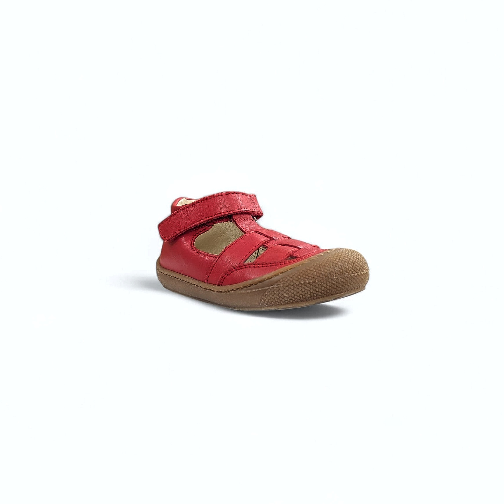 Rot Naturino Wad Kinder Halbsandalen