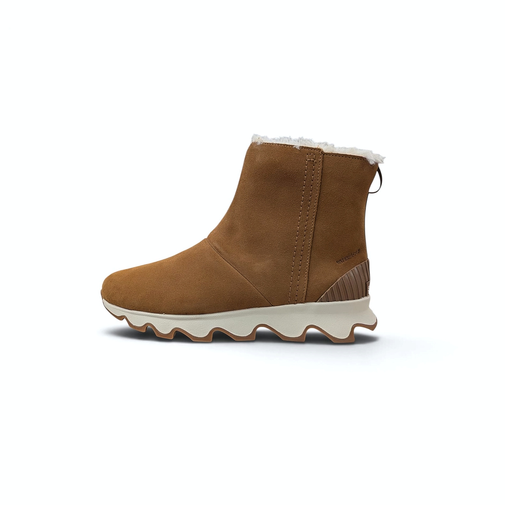SOREL Kinetic Short WP Damen Stiefelette - Camel Brown-Natural