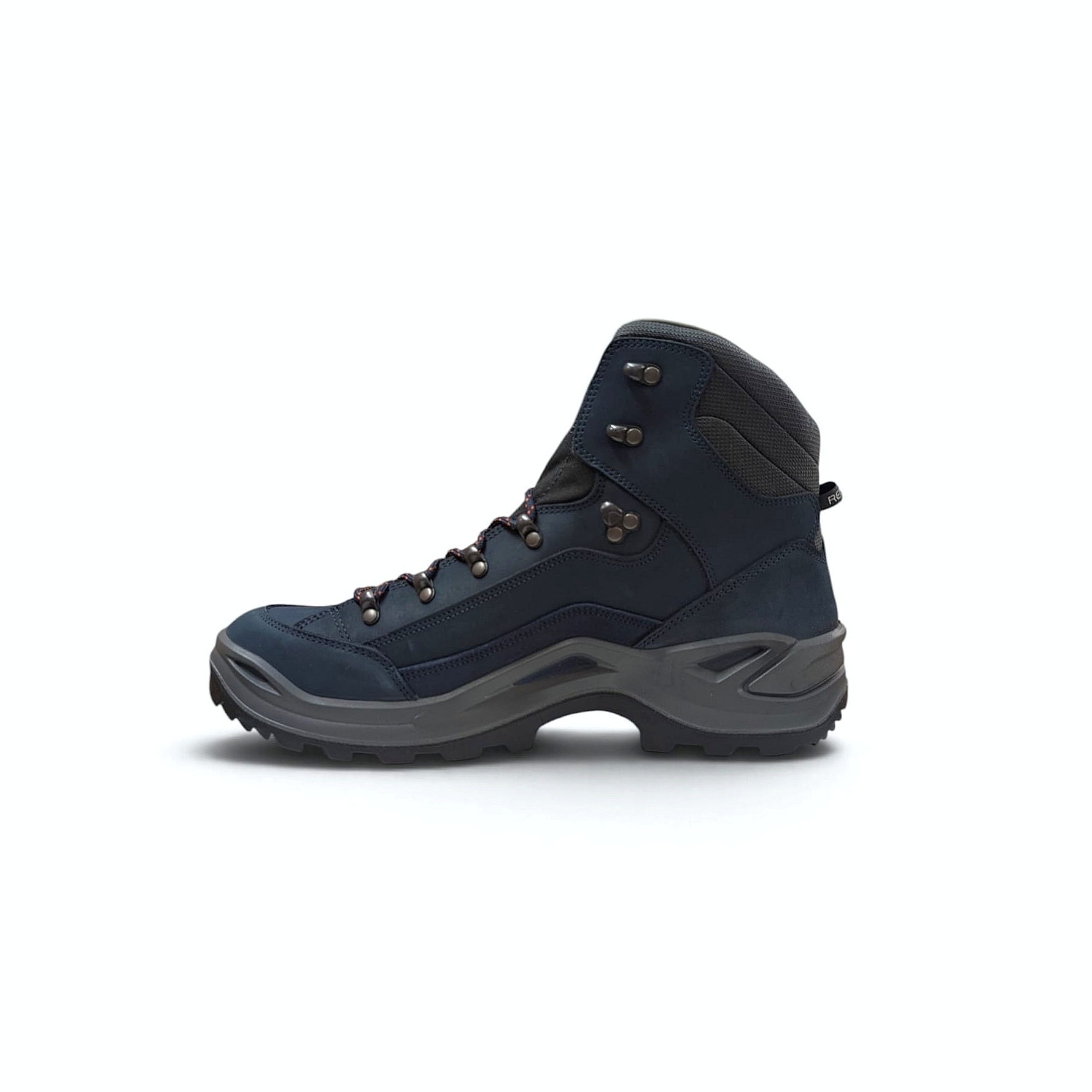 LOWA Renegade LL Mid Herren Wanderschuh – Dunkelblau/Orange