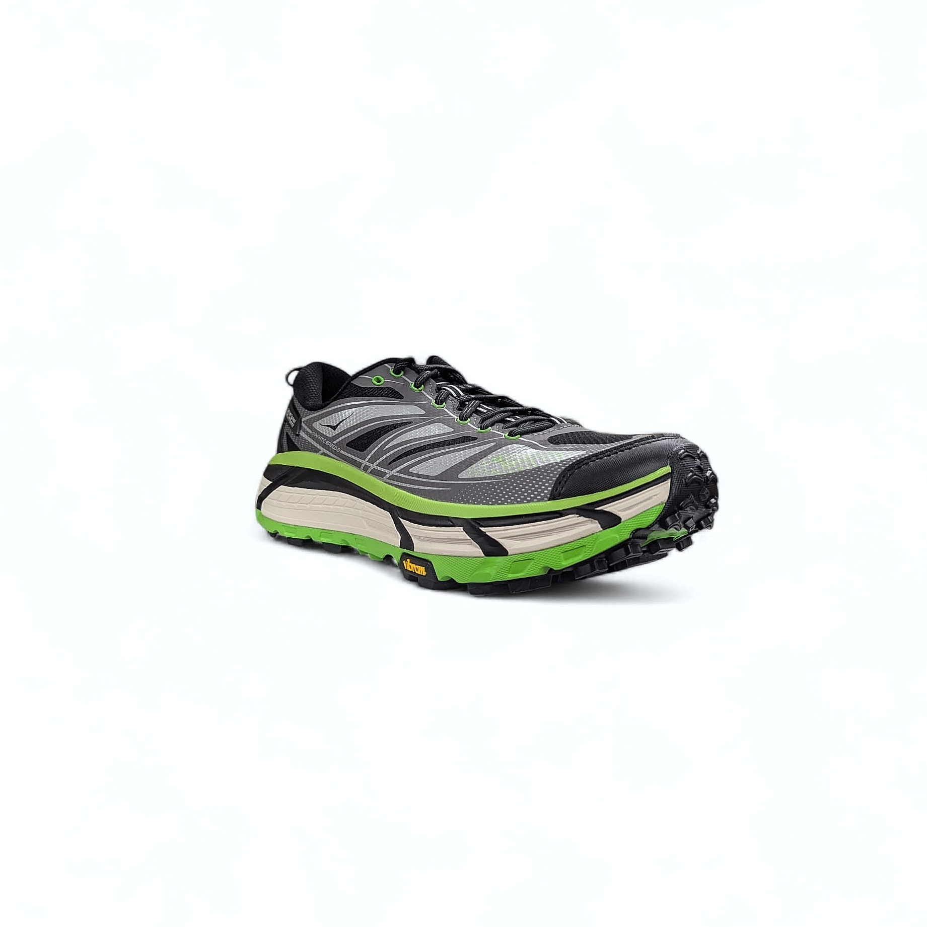 Green Hoka U Mafate Speed 2 Unisex Trailrunningschuhe