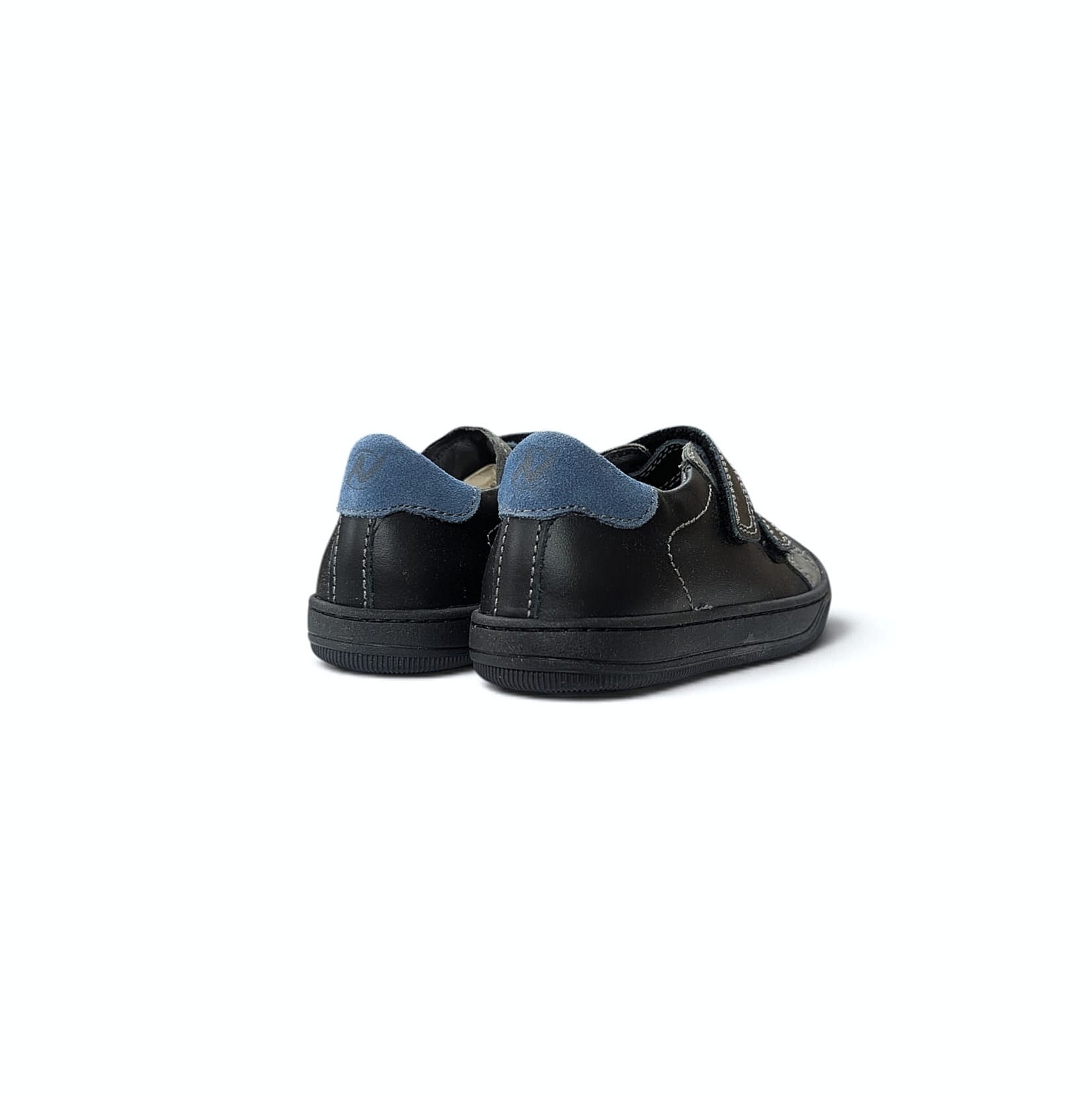 NATURINO Isaac VL Klett-Sneaker – Nero-Antracite-Azzurro
