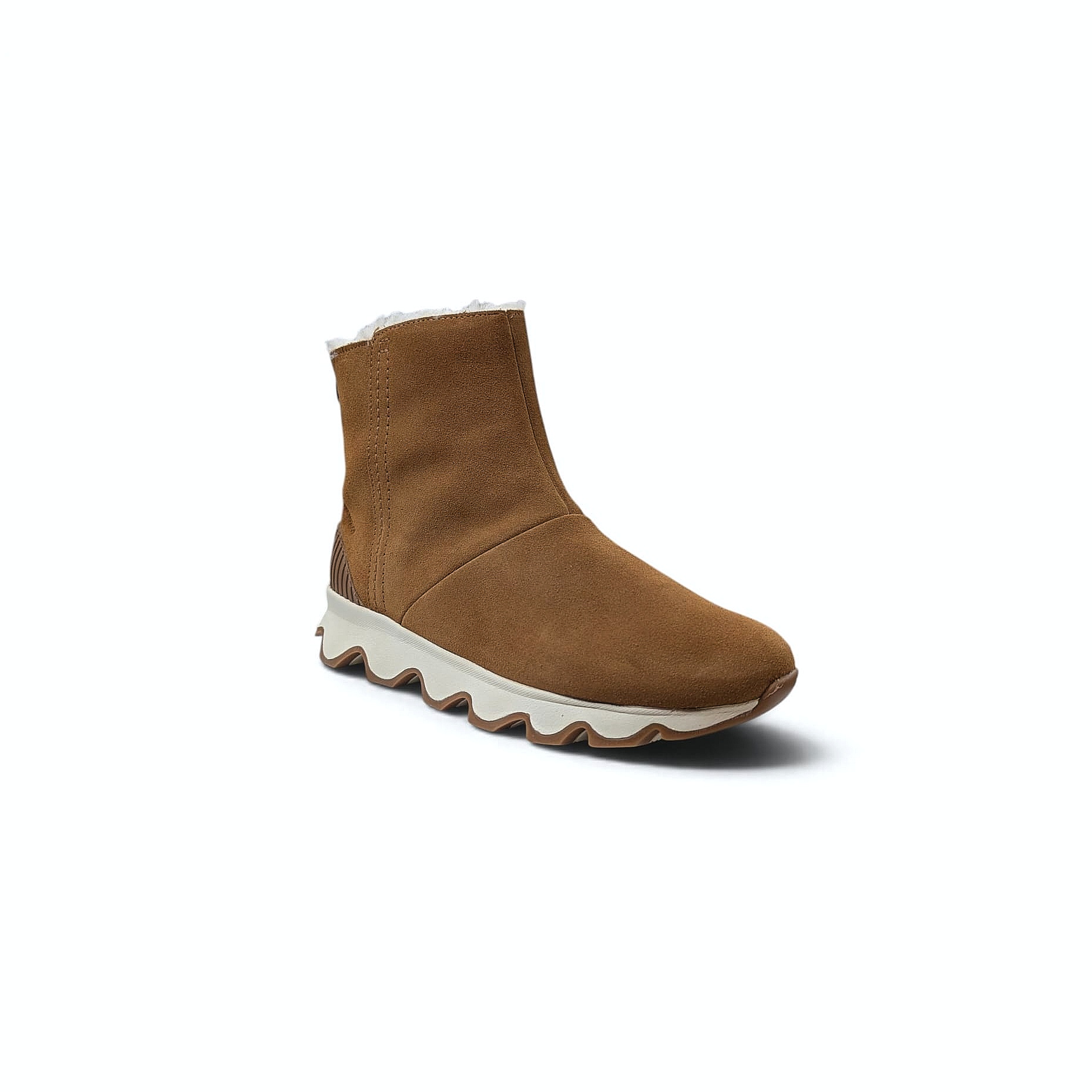 SOREL Kinetic Short WP Damen Stiefelette - Camel Brown-Natural