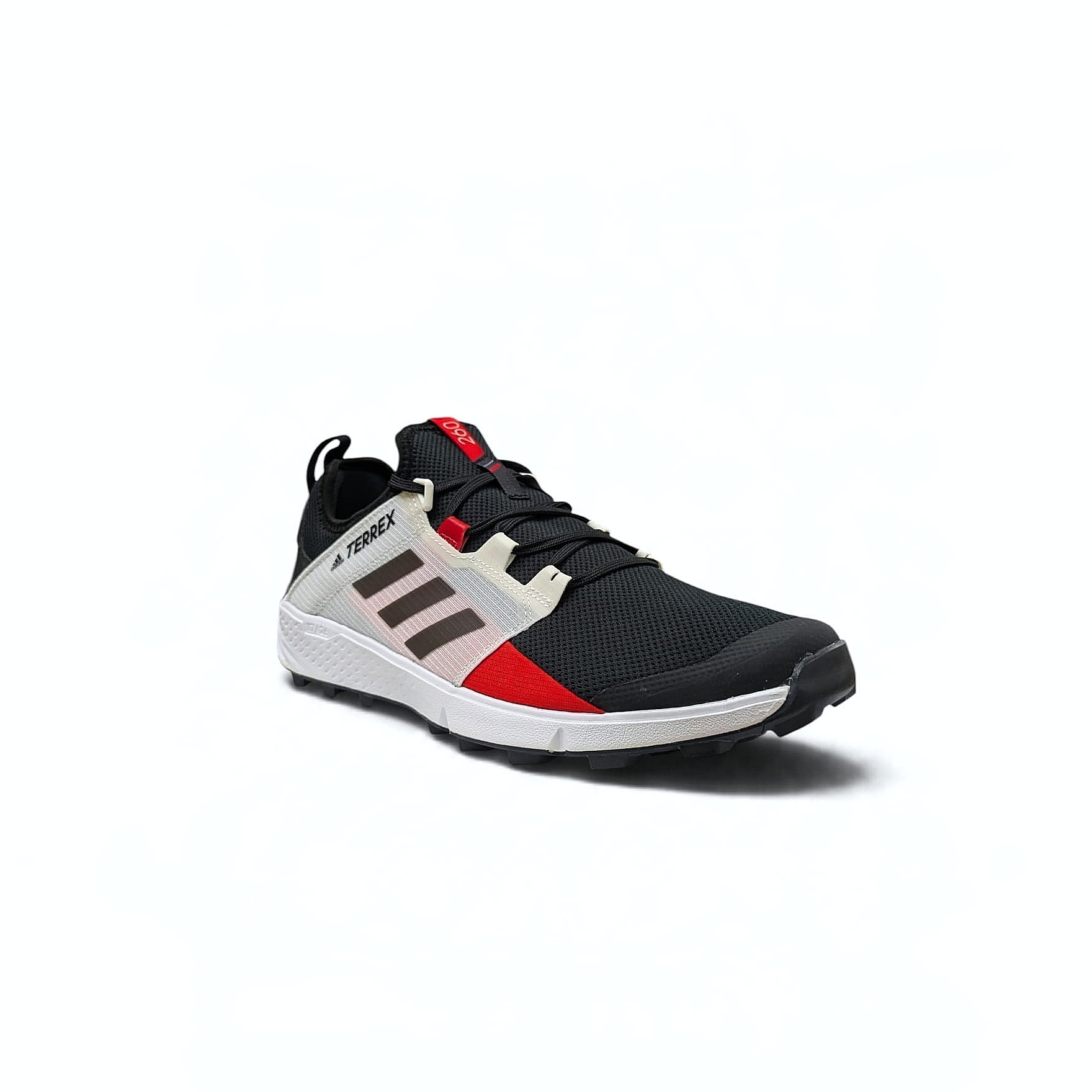 adidas Terrex Speed LD Herren Trailrunning-Schuh – Core Black-Core Black-Active Red