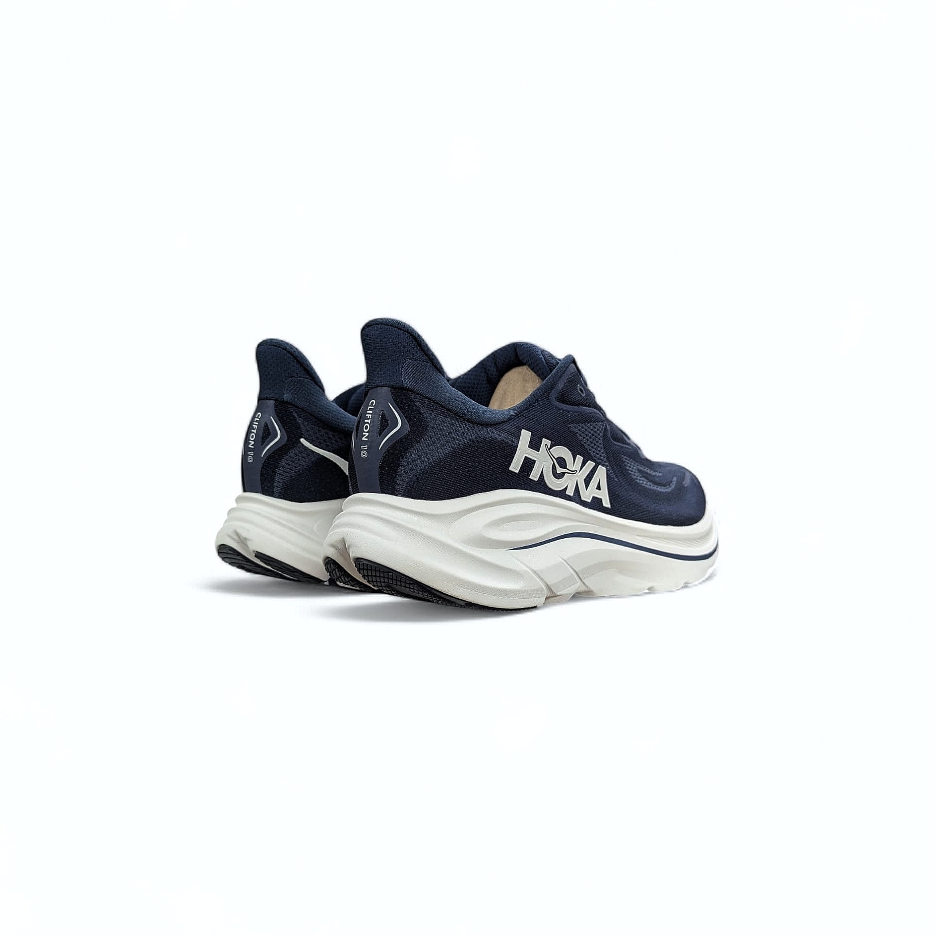 Navy Hoka M Clifton 10 Herren Laufschuhe