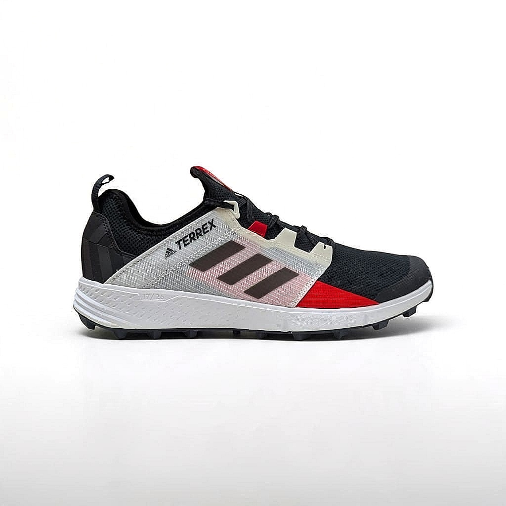 adidas Terrex Speed LD Herren Trailrunning-Schuh – Core Black-Core Black-Active Red